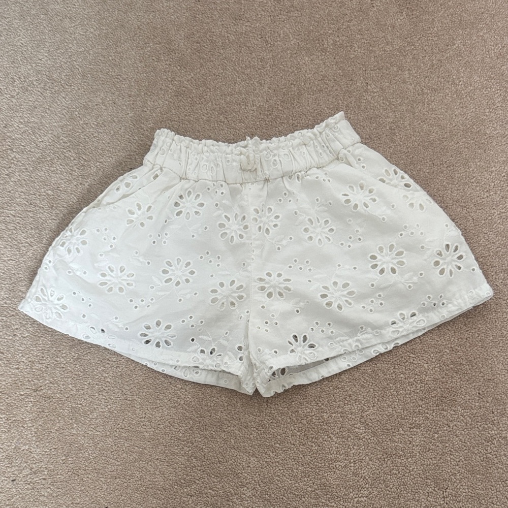 Zara Eyelet Shorts